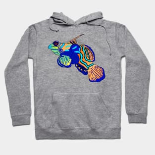 Mandarinfish cartoon illustration Hoodie